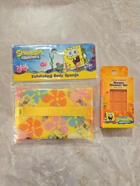 SpongeBob SquarePants Groovy Exfoliating Bath Set
